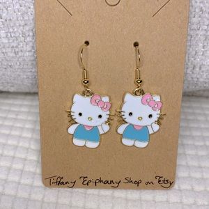 Hello Kitty Inspired Hello Kitty Earrings NWT